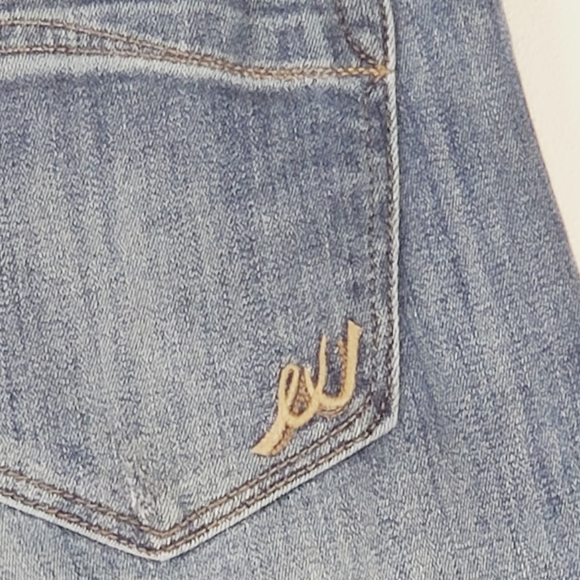 Express Jeans Super Skinny Mid Rise Mid Wash 4R - Picture 9 of 11